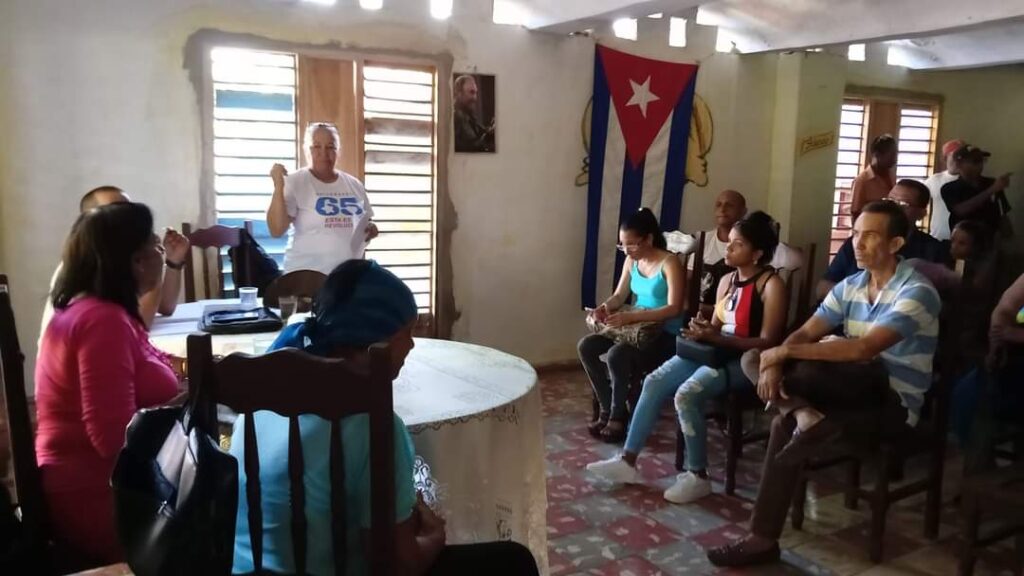 Visita la barrio // Foto: Facebook