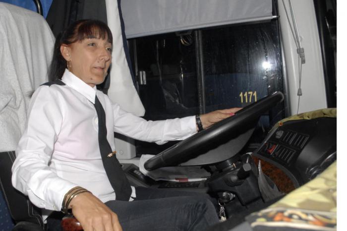 Idania ha dedicado 25 años de su vida a la transportación de pasajeros Foto: Borrego Torres, Agustín 