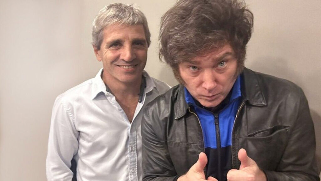 Luis Caputo y Javier Milei.CEDOC / NA