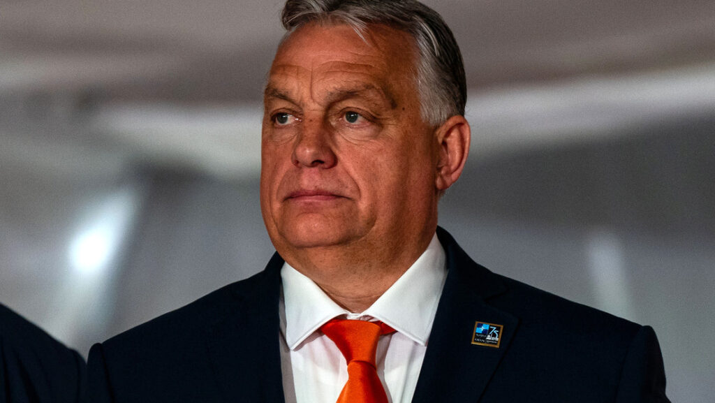 Viktor Orbán, el primer ministro de Hungría, en la cumbre de la OTAN en Washington, el 9 de julio de 2024.Kent Nishimura / Gettyimages.ru