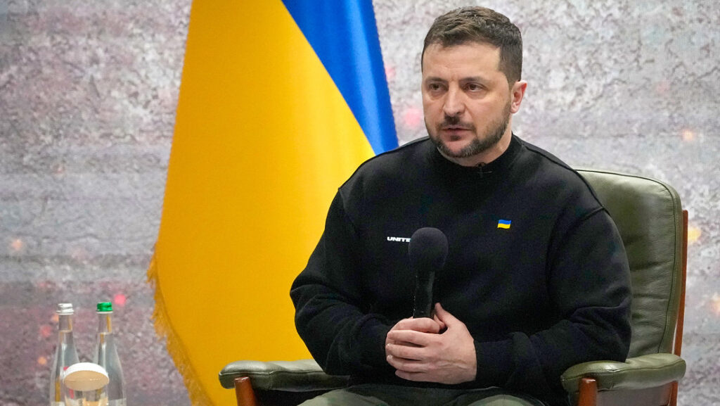 El líder del régimen de Kiev, Vladímir Zelenski.Efrem Lukatsky / AP