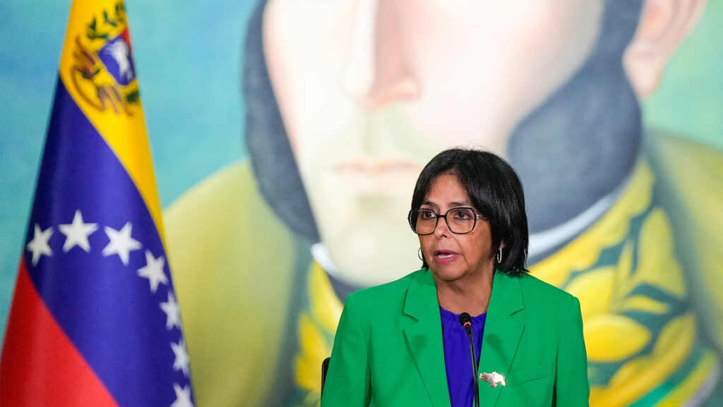 La vicepresidenta de Venezuela, Delcy RodríguezMatias Delacroix / AP