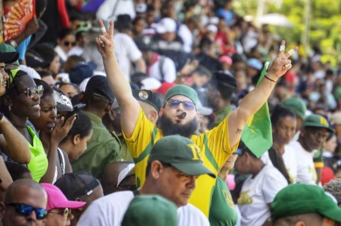 Todo Pinar del Río en el brazo de Branlis Rodríguez y en el bate de Luis Pablo Acosta. Foto: González, Dayam