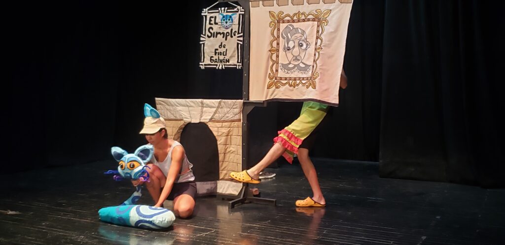 Si te agarro, una puesta teatral para niños // Foto Lilian Salvat Romero
