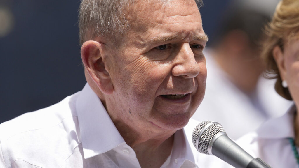 El excandidato opositor venezolano Edmundo Gonzáles, en Caracas, Venezuela, el 28 de julio de 2024Matias Delacroix / AP