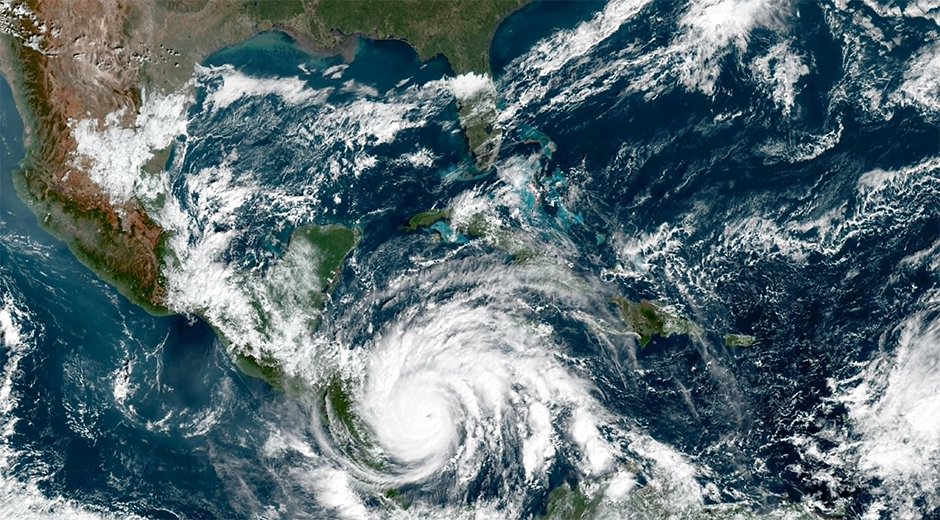 Huracán. Foto: NASA.