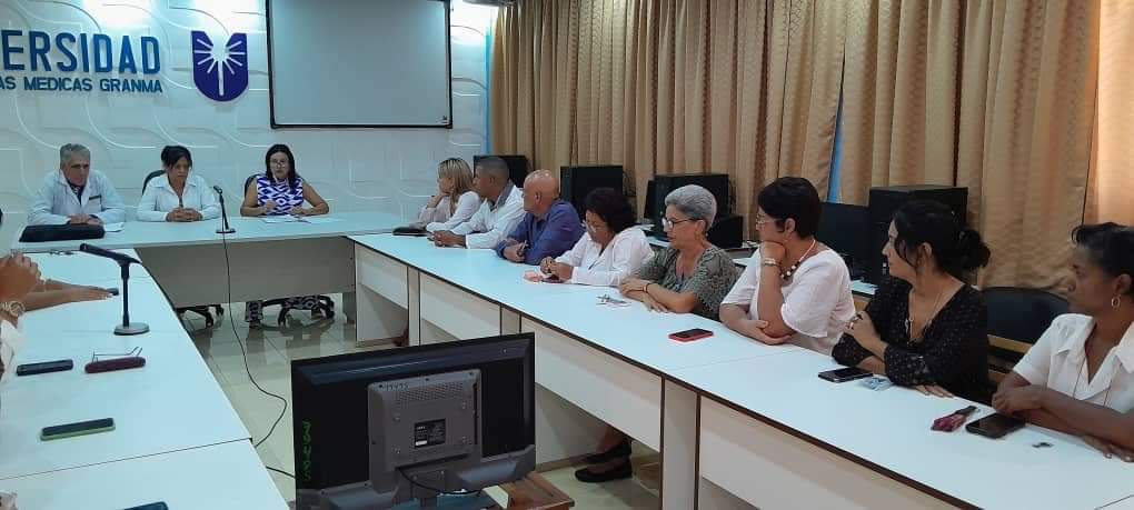 Foto tomada del perfil Facebook del Vicedecano de la Facultad de Ciencias Médicas