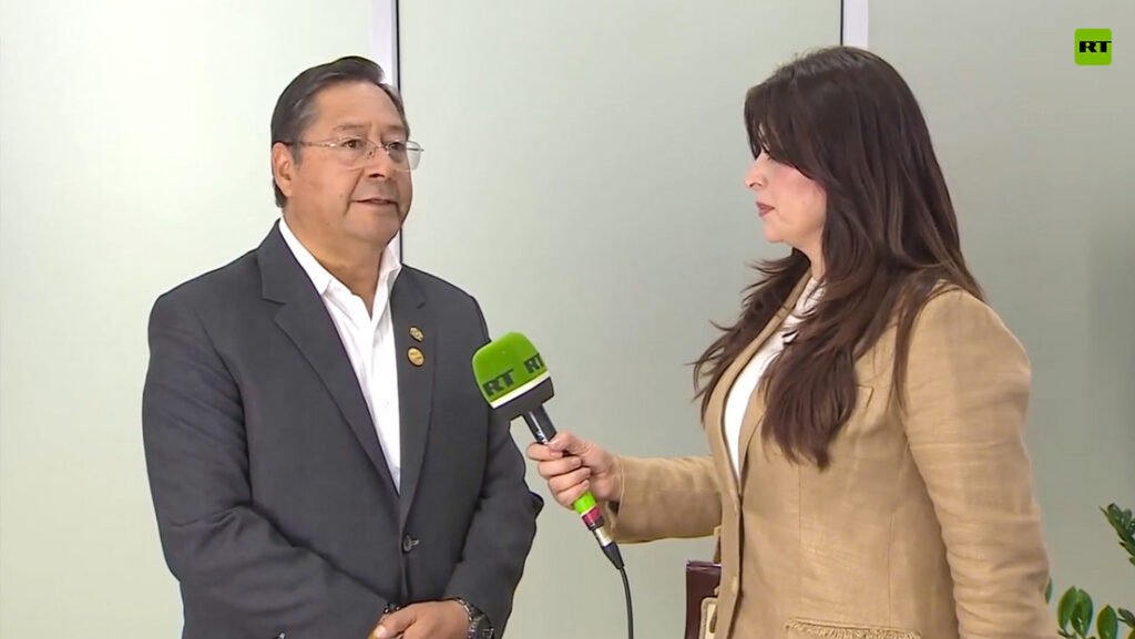 El presidente de Bolivia, Luis Arce RT