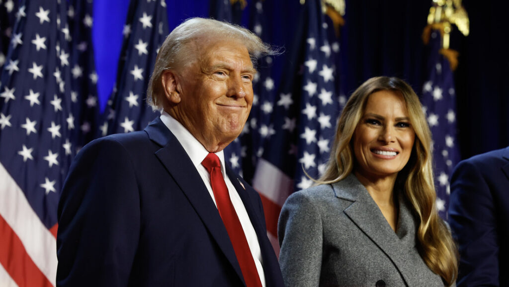 El presidente electo estadounidense, Donald Trump, con su esposa.Chip Somodevilla / Gettyimages.ru