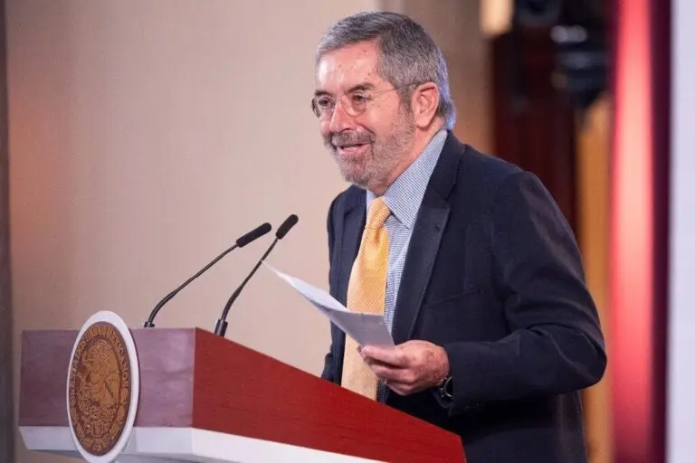 El Canciller de México, Juan Ramón de la Fuente, realizó un balance de la política migratoria del país. | Foto: Presidencia de México