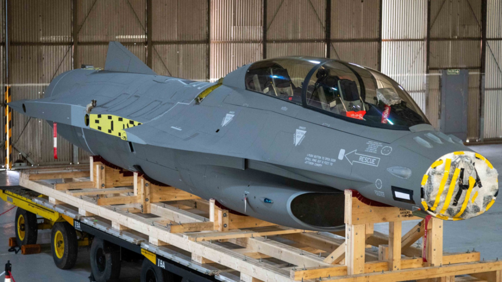 Uno de los 25 aviones F16 adquiridos por el Gobierno de Argentina en la base aérea de Tandil, provincia de Buenos Aires.X / MinDefensa_Ar