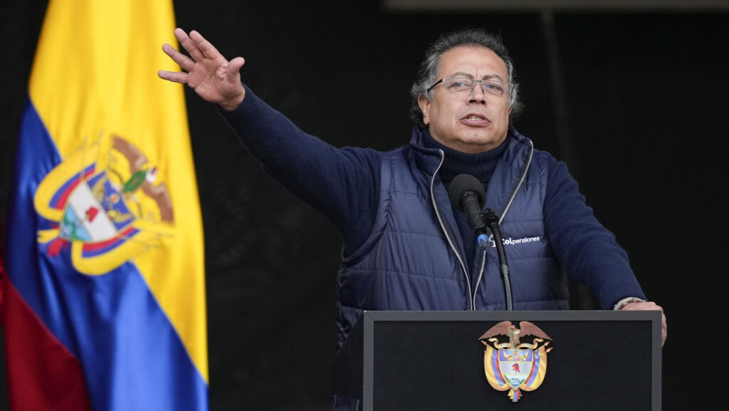 Gustavo Petro en Bogotá, el 16 de julio de 2024.Fernando Vergara / AP