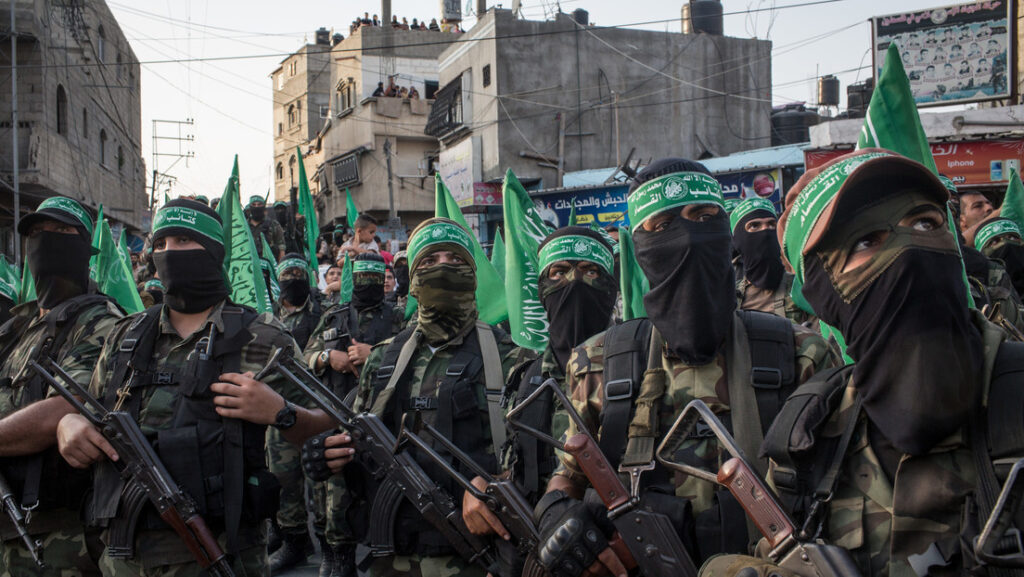 Miembros del ala militar de Hamás en la ciudad de Gaza, Franja de Gaza, el 20 de julio de 2017.Chris McGrath / Gettyimages.ru