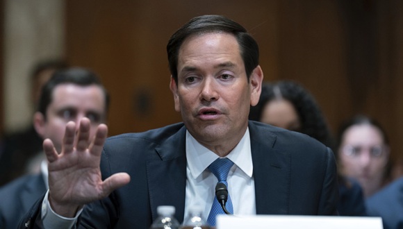El secretario de Estado de EE.UU., Marco Rubio, responde a preguntas en un subcomité del Senado, el 20 de mayo de 2025. Foto: Jose Luis Magana / AP