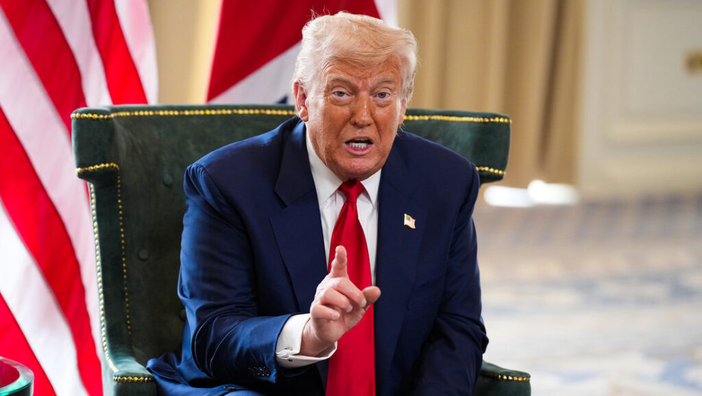 Donald Trump en Turnberry, Escocia, 28 de julio de 2025Andrew Harnik / Gettyimages.ru