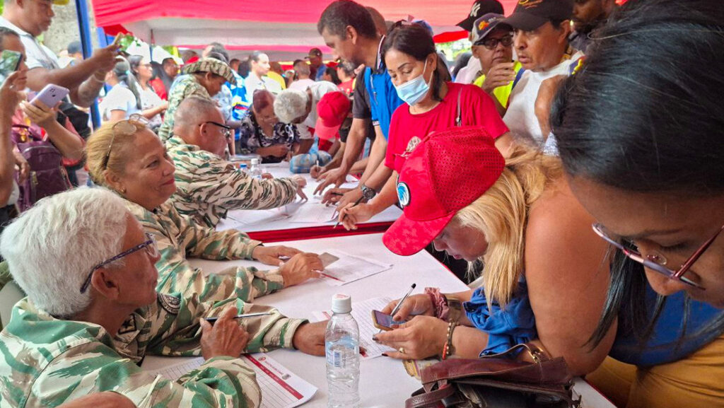 Inscripción en la Milicia Bolivariana, en Caracas.Nathali Gómez