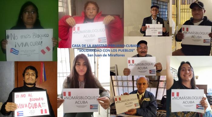  Encuentro virtual en contra del bloqueo a Cuba. Foto: Cuenta oficial en Twitter 