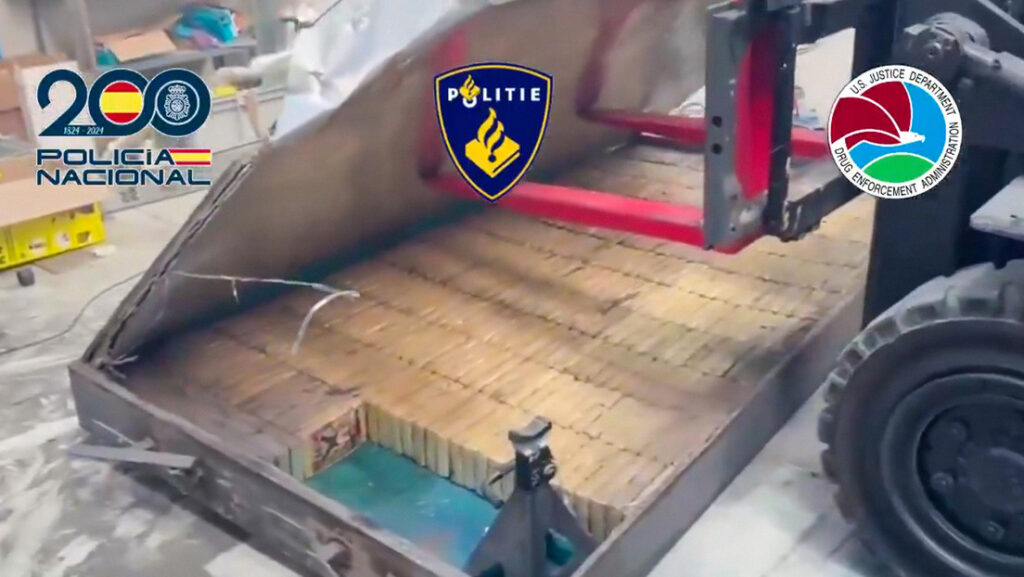 Operativo de la Policía de España contra el Cártel Jalisco Nueva Generación, 18 de noviembre de 2025.Policia Nacional