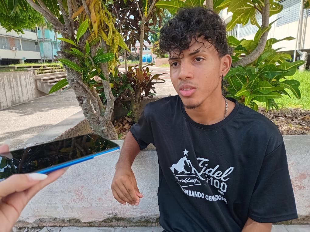 Edeniel Mora, estudiante de Medicina // Foto: Archivo