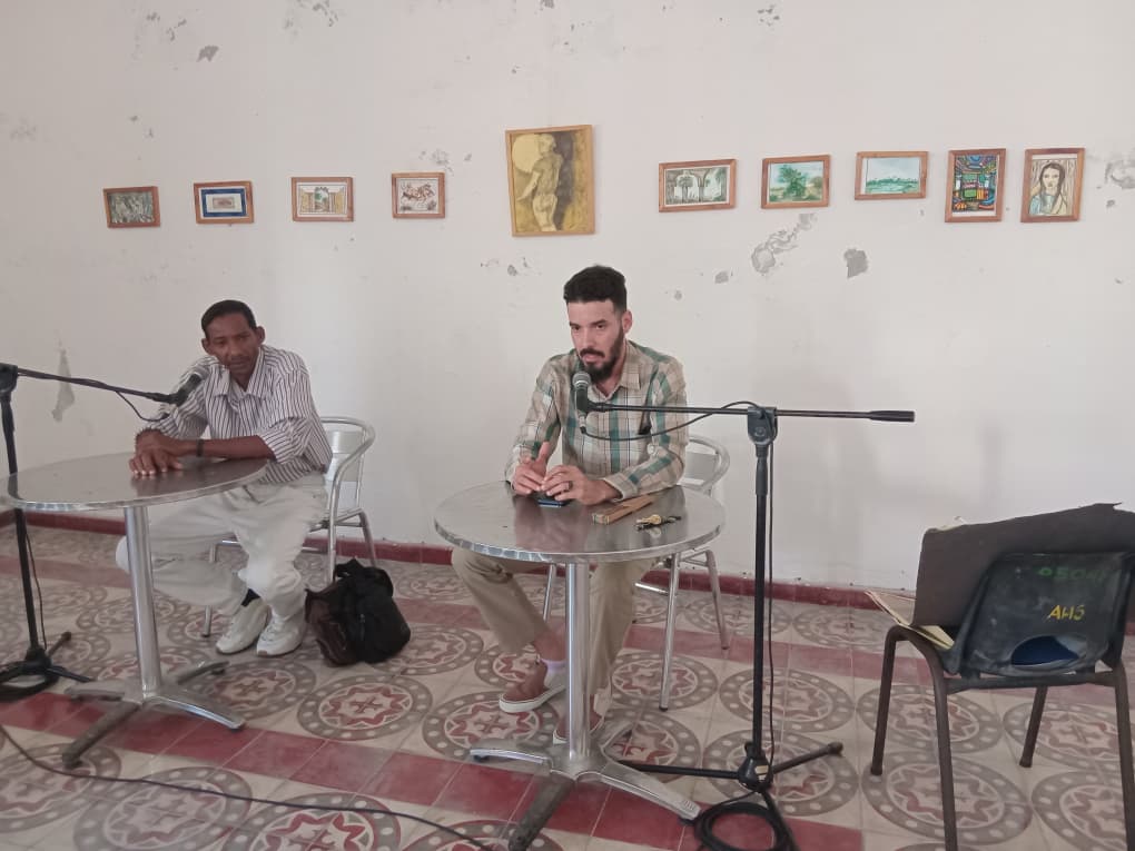 José Carlos Capote Lastres y Julio Montero //Foto: Samantha Cabrera