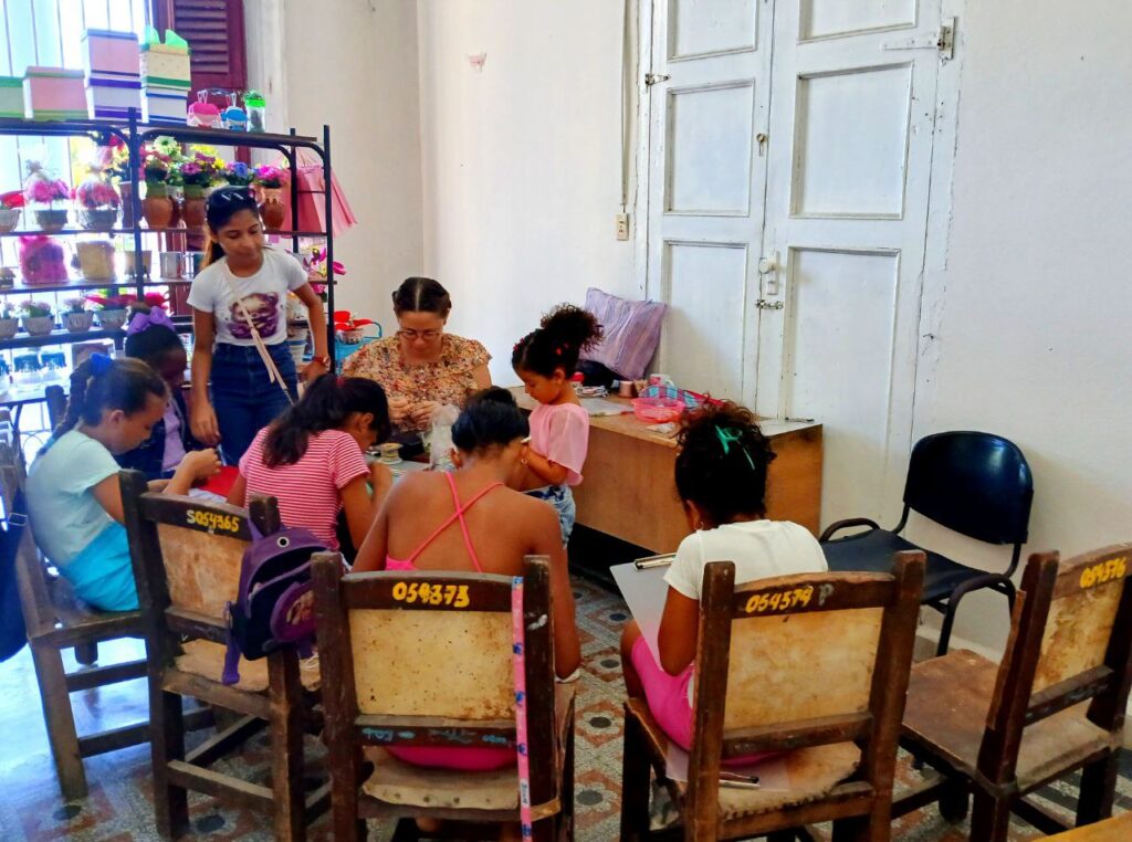 Talleres de creación // Foto: Cortesía de Aniet Katerine de la Paz Herrera, creadora del Proyecto