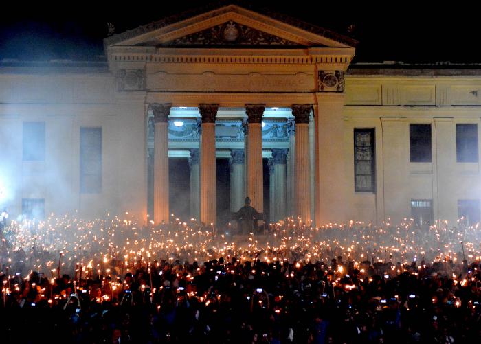  La marcha es una declaración de ideas, de principios. Foto: Ricardo López Hevia 