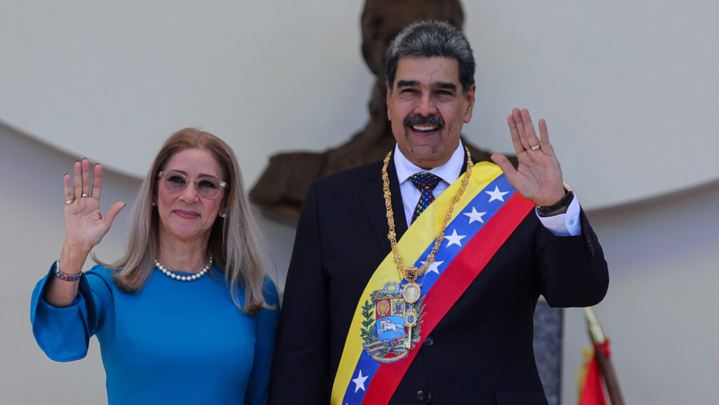 El presidente de Venezuela, Nicolás Maduro, y su esposa, Cilia Flores.Jesus Vargas / Stringer / Gettyimages.ru 