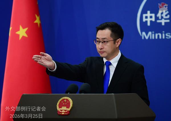 Lin Jian, portavoz del Ministerio de Relaciones Exteriores de China. Foto: Tomada del MRE