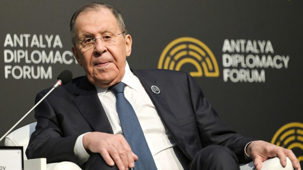 El ministro de Asuntos Exteriores ruso, Serguéi Lavrov, en el Foro Diplomático de Antalya.Evgeny Biyatov / Sputnik 