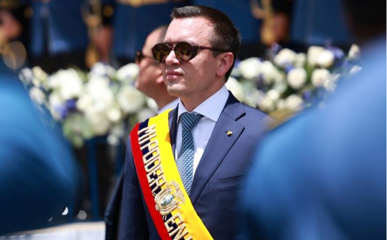 El presidente de Ecuador Daniel Noboa. // Foto: Internet 
