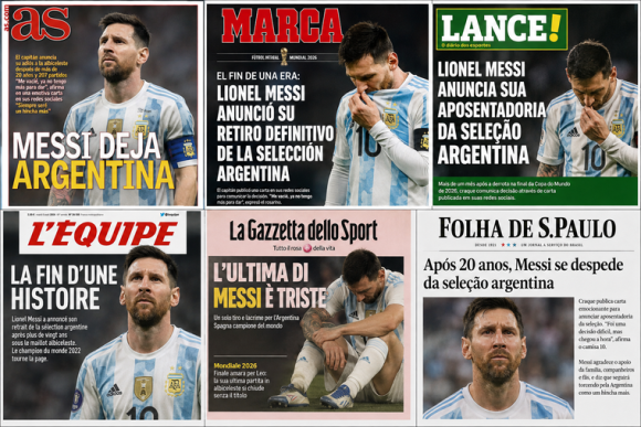 Messi se retira de la Selección argentina
