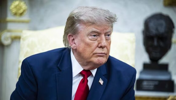 El presidente de los Estados Unidos, Donald Trump. Foto:
Graeme Sloan.