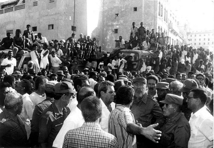 Los enemigos de la Revolución pretendían construir el relato de protestas espontáneas reprimidas por un gobierno tiránico. Foto: Archivo de Granma