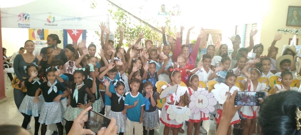 La compañía infantil Corales del Golfo estuvo presente en la 32 Fiesta de la Cubanía //Foto: Cortesía Loumaris López Vila.